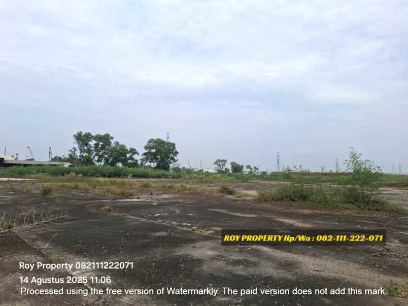 disewakan tanah jl marunda makmur