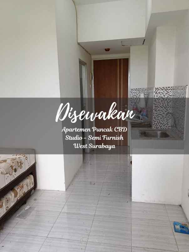 disewakan unit di lantai 1 apartemen puncak cbd