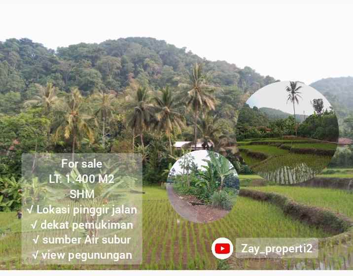 for sale lahan persawahan cijambe subang