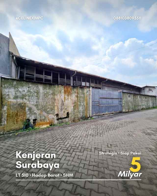 gudang kenjeran strategis siap pakai container masuk