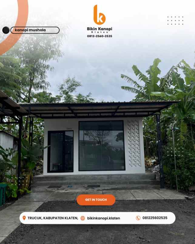 jasa pasang kanopi besi termurah klaten