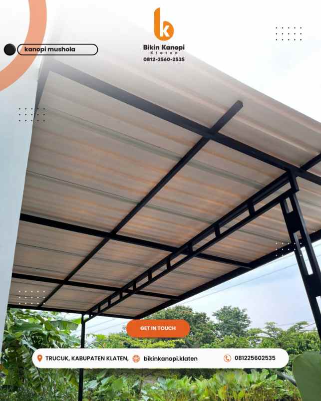jasa pasang kanopi besi termurah klaten