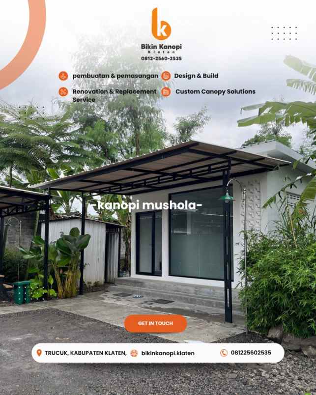 jasa pasang kanopi besi termurah klaten