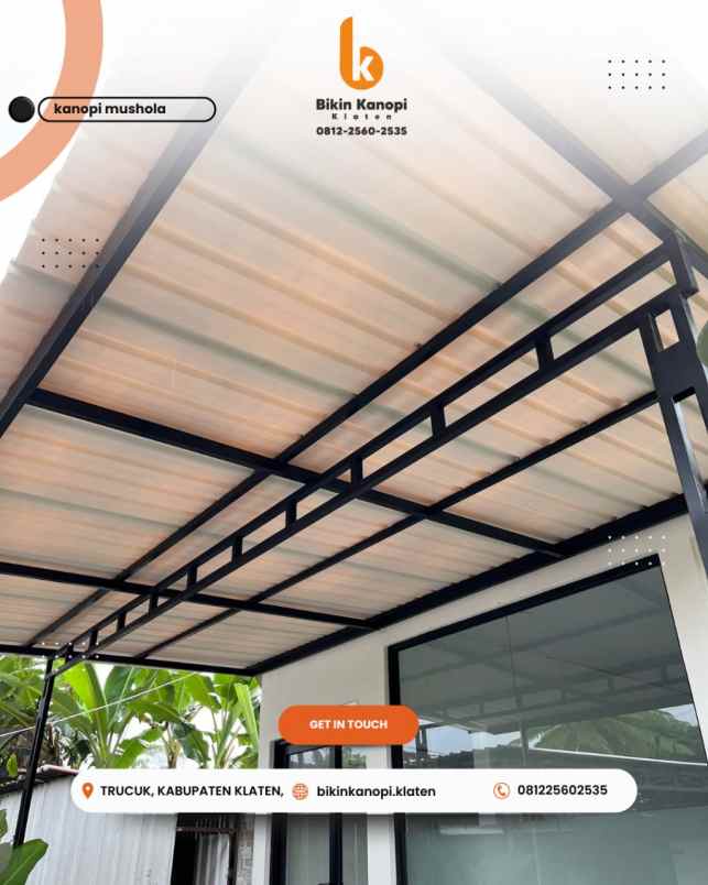 jasa pasang kanopi besi termurah klaten