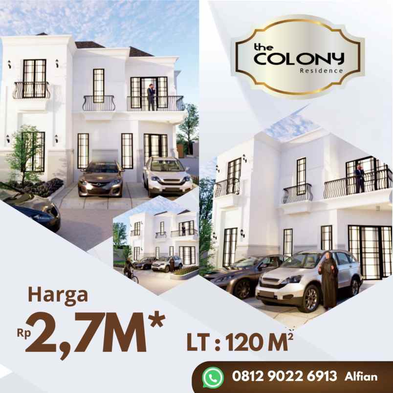 jual kavling the colony residence