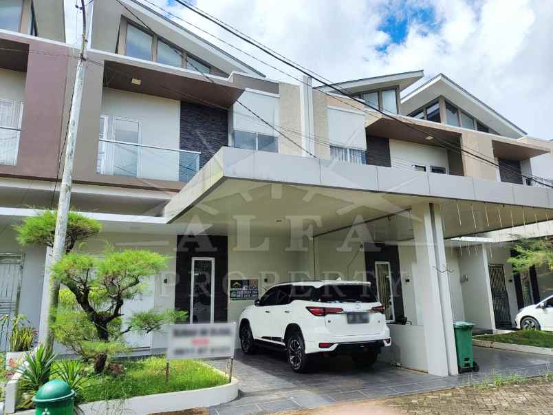 jual rumah baru semi furnish siap huni