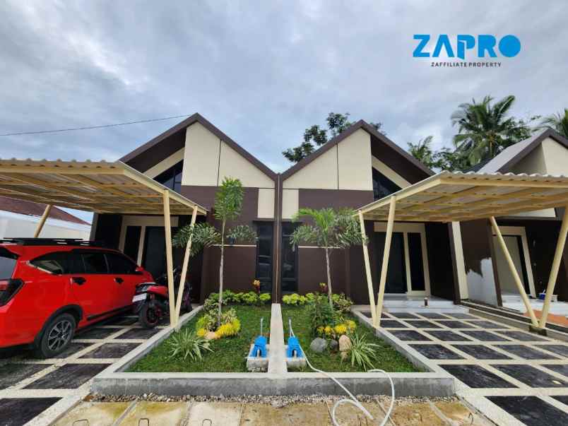 jual rumah desain modern di lumin padang