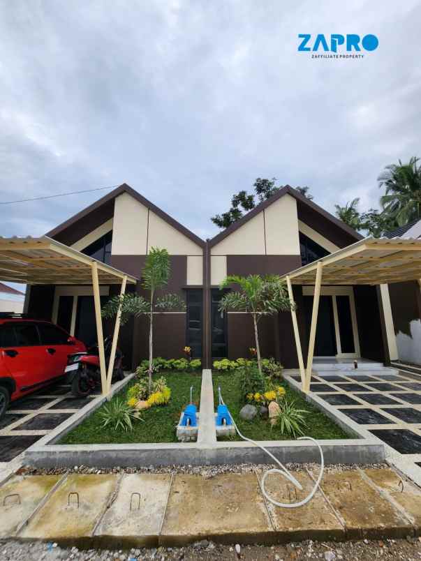 jual rumah desain modern di lumin padang