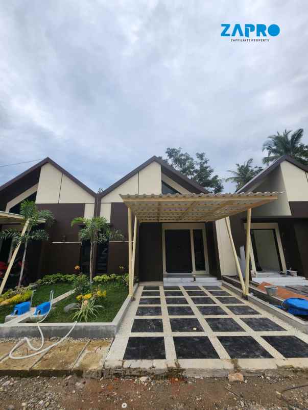 jual rumah desain modern di lumin padang