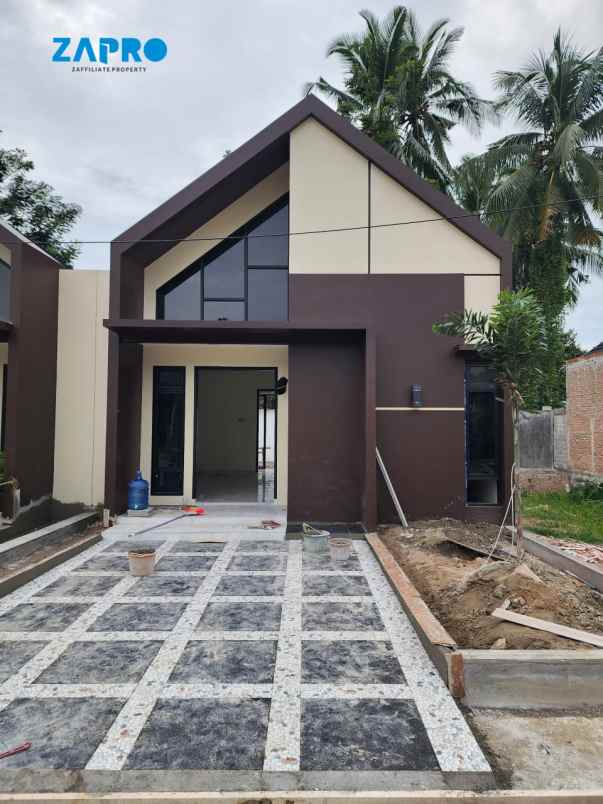 jual rumah desain modern di lumin padang