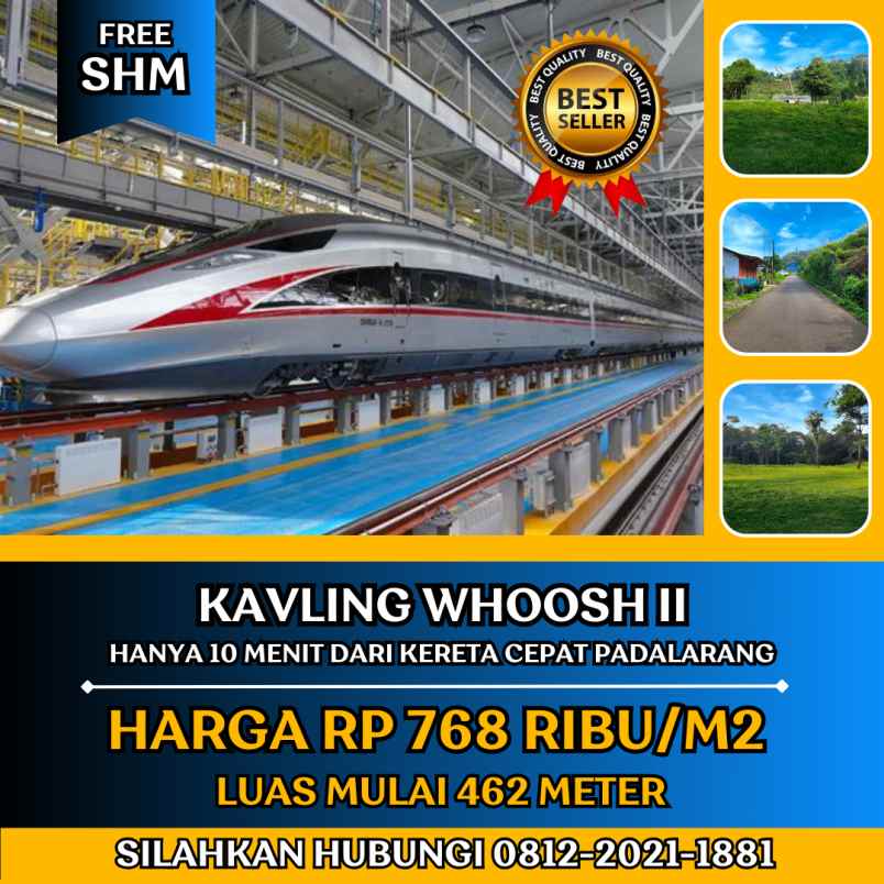 jual tanah dekat stasiun kcic padalarang