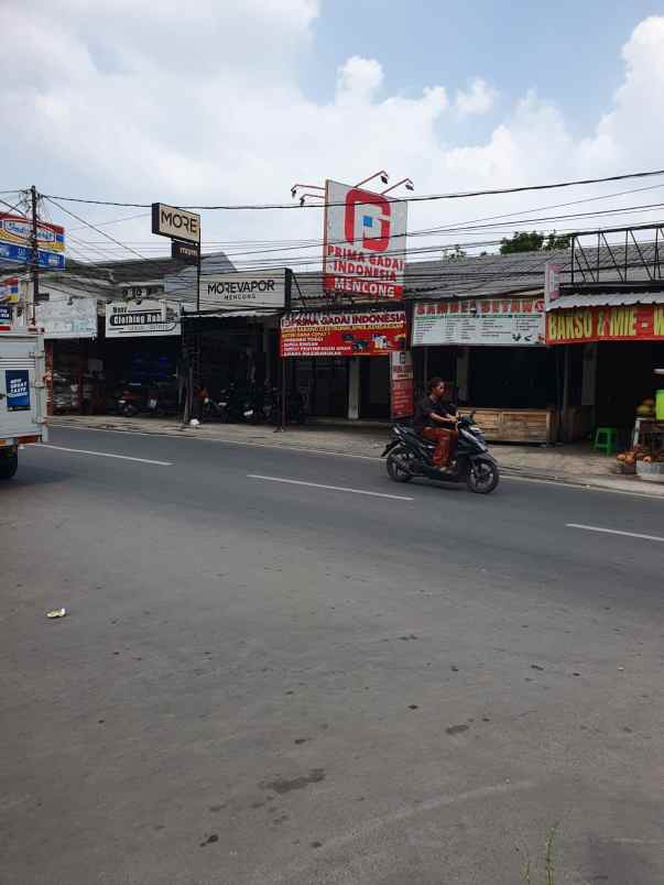 kios ruko mencong peninggilan jalan raya ramai