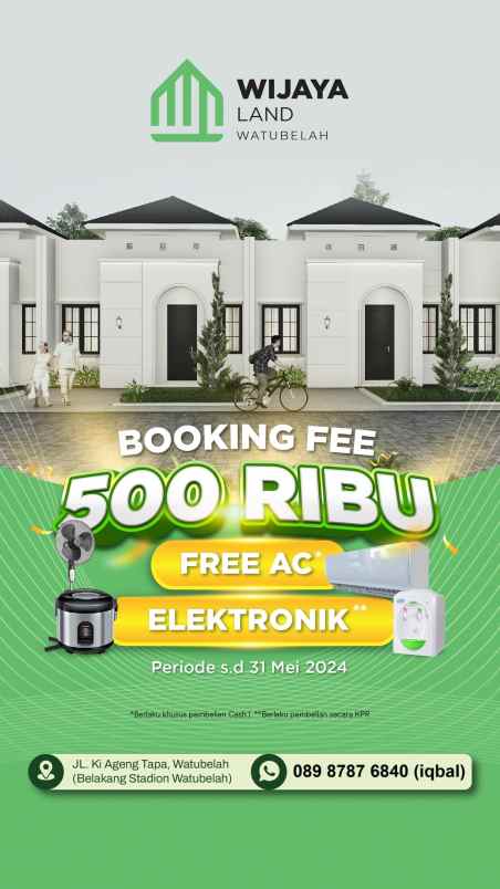 perumahan baru belakang stadion watubelah