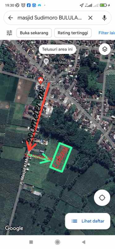 ready tanah kavling di sudimoro bululawang malang