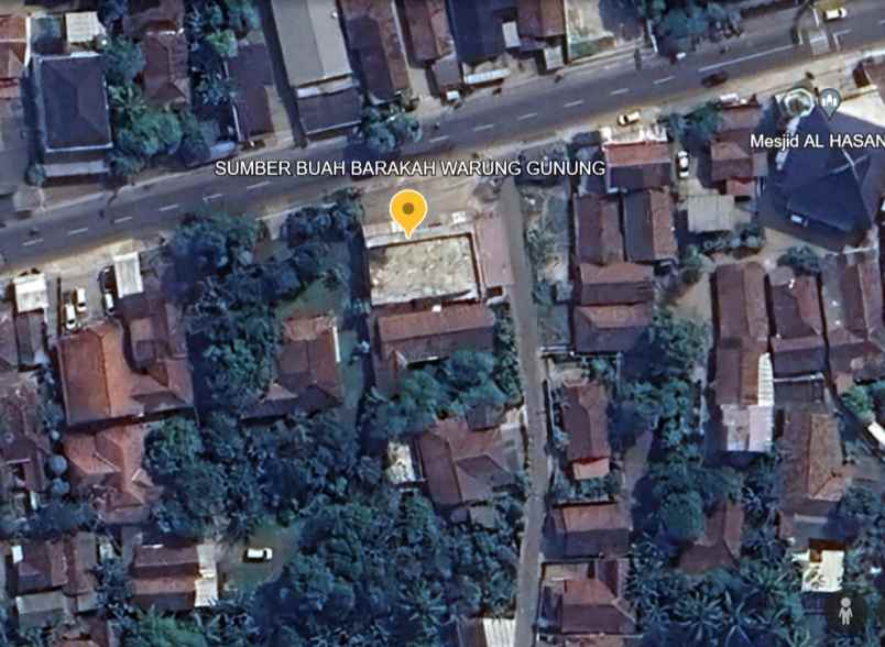 ruko jalan nasional warung gunung