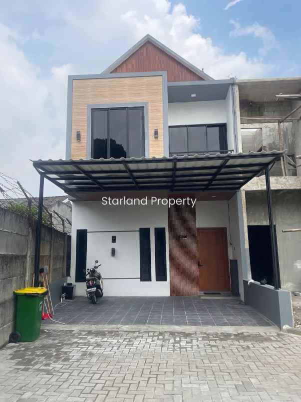 rumah 2 lantai modern di bintaro tangsel