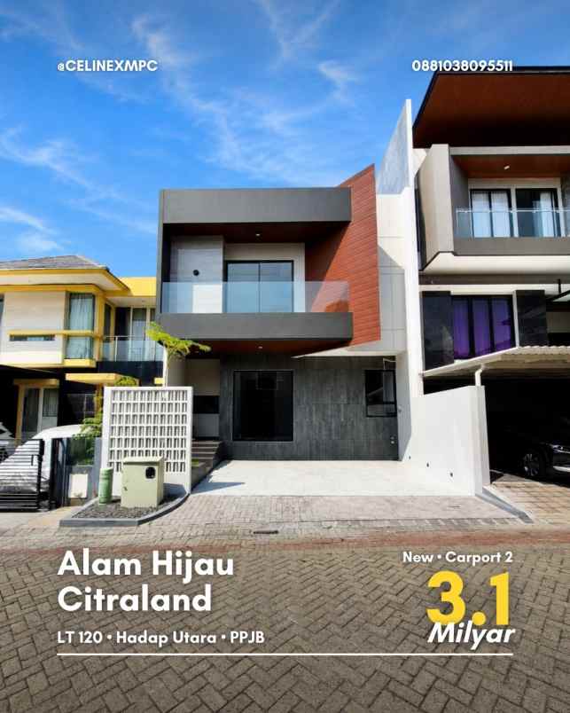 rumah alam hijau citraland new