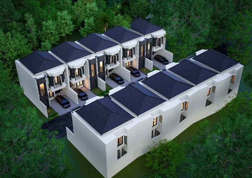 rumah cluster 2 lsntai di kemang sukmajaya depok