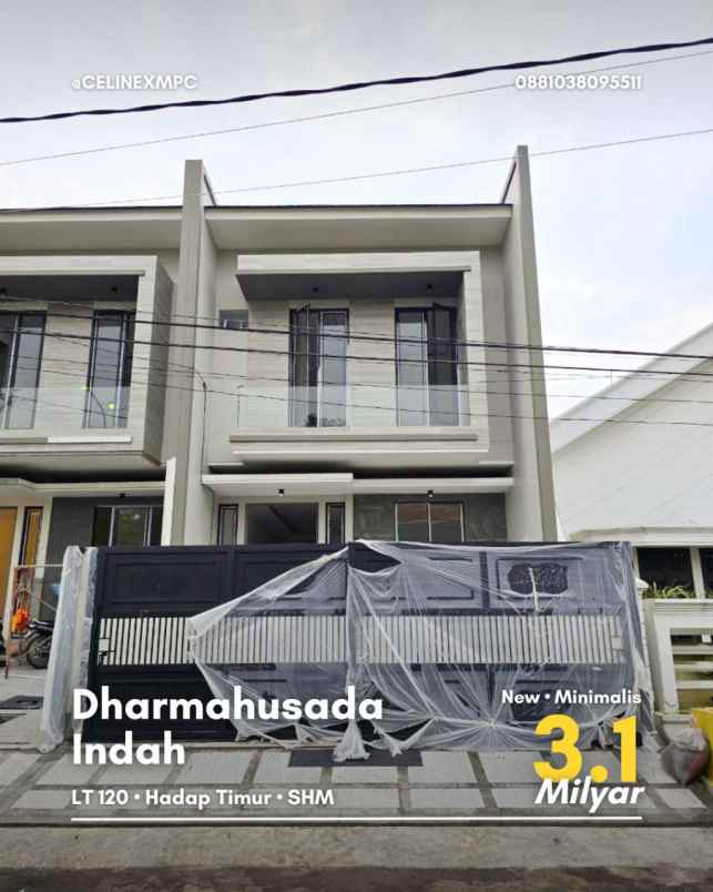 rumah dharmahusada indah new minimalis