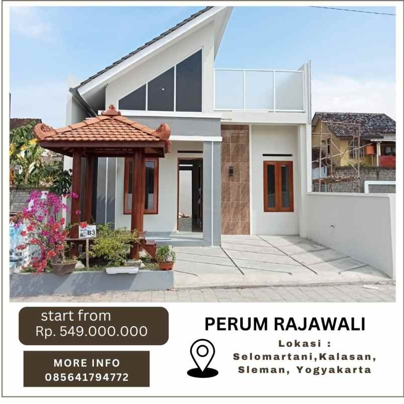 rumah elegant berrooftop di sleman yogyakarta
