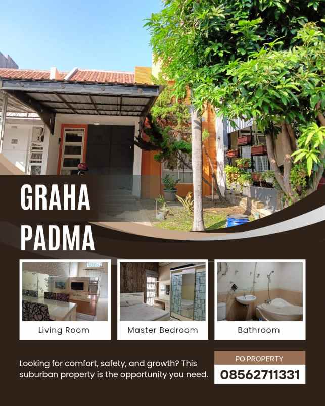 rumah full furnished graha padma semarang barat