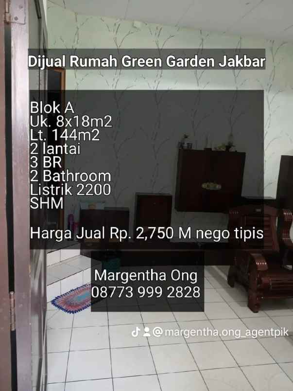 rumah green garden jakbar shm