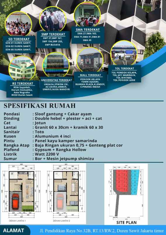 rumah jl pendidikan raya