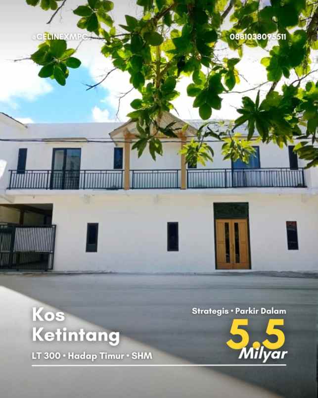 rumah kos ketintang strategis parkir dalam