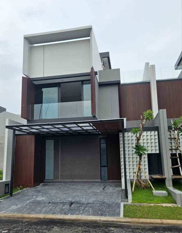 rumah lux minimalis semi furnished