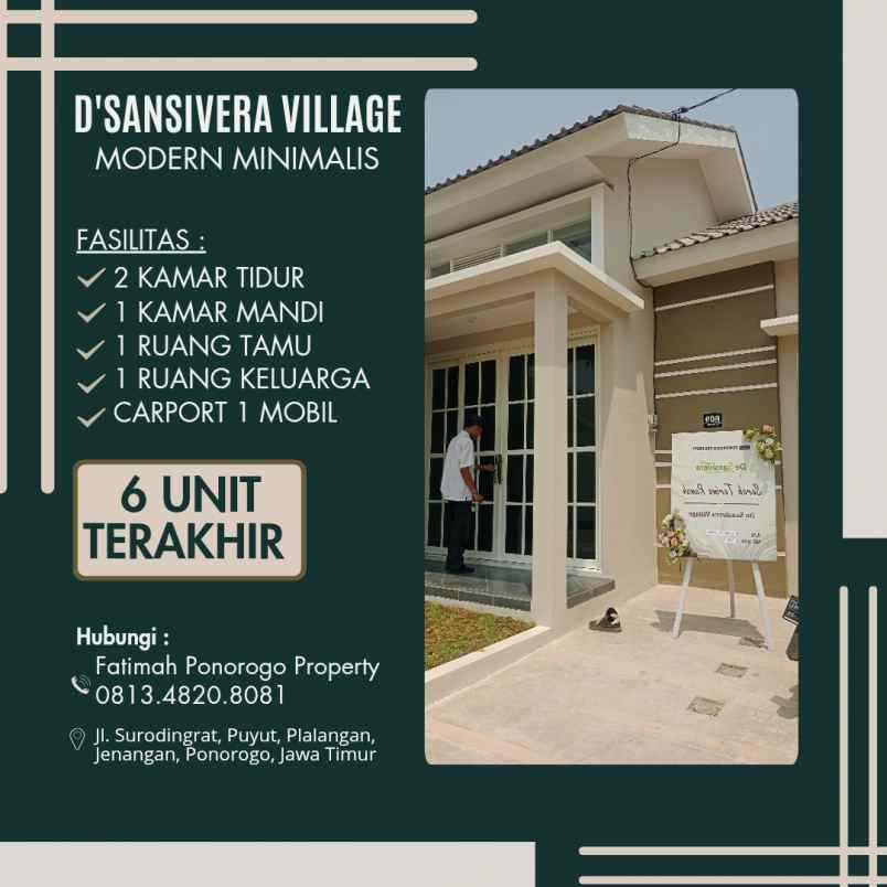 rumah minimalis dan asri syariah di ponorogo