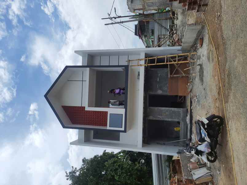 rumah nyaman modern di setu cupayung 2 lantai
