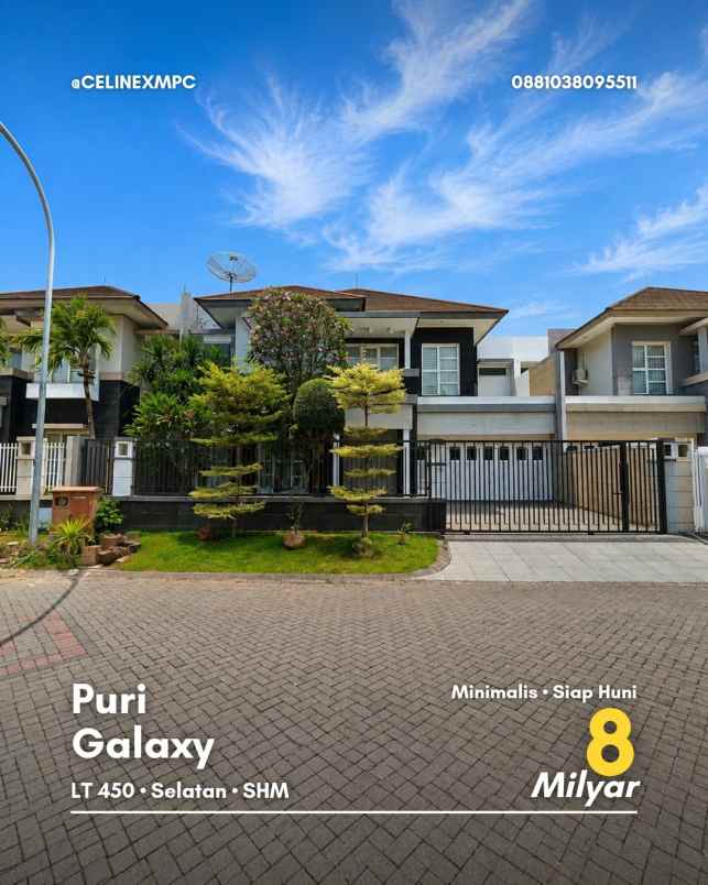 rumah puri galaxy minimalis siap huni
