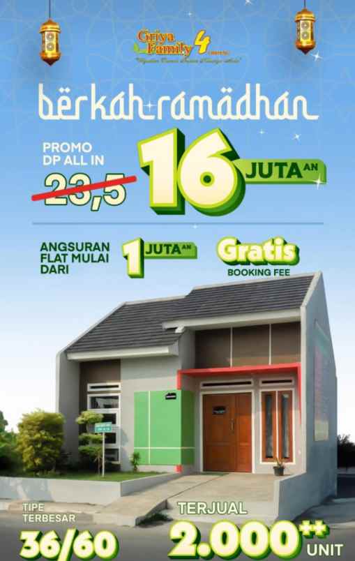 rumah subsidi dengan nuansa islami di cibitung bekasi