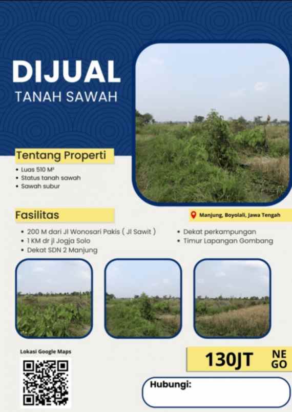 tanah fleksibel untuk pertanian dan kolam