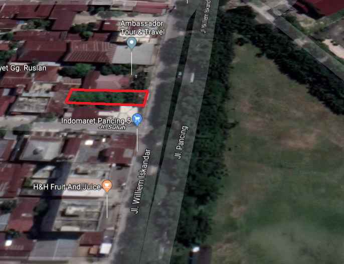 tanah jalan william iskandar medan