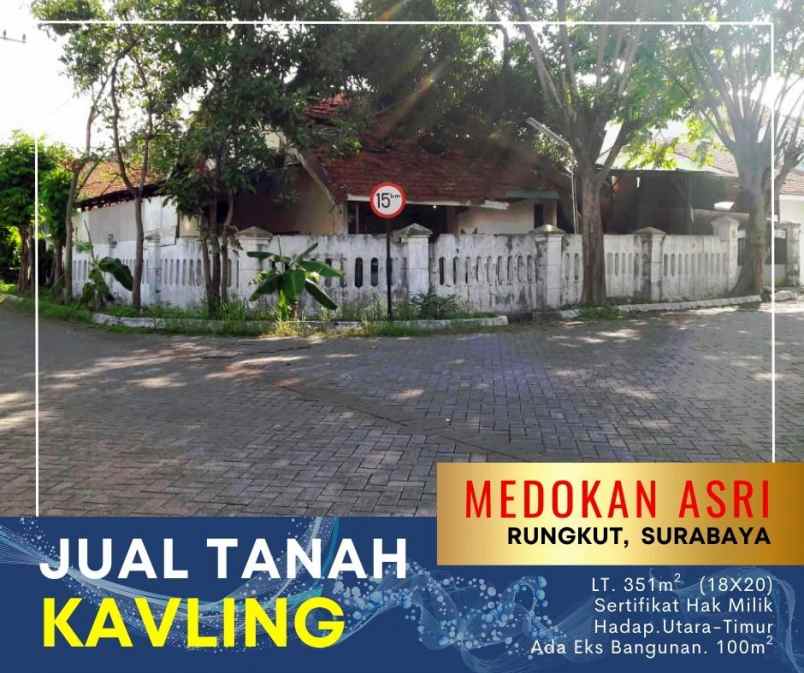 Tanah Kavling Hook Medokan Asri Rungkut Surabaya