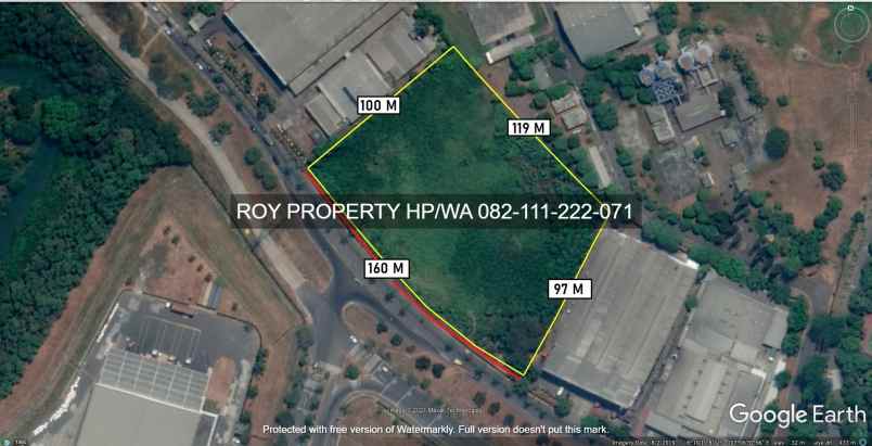 tanah jl mh thamrin sukaresmi