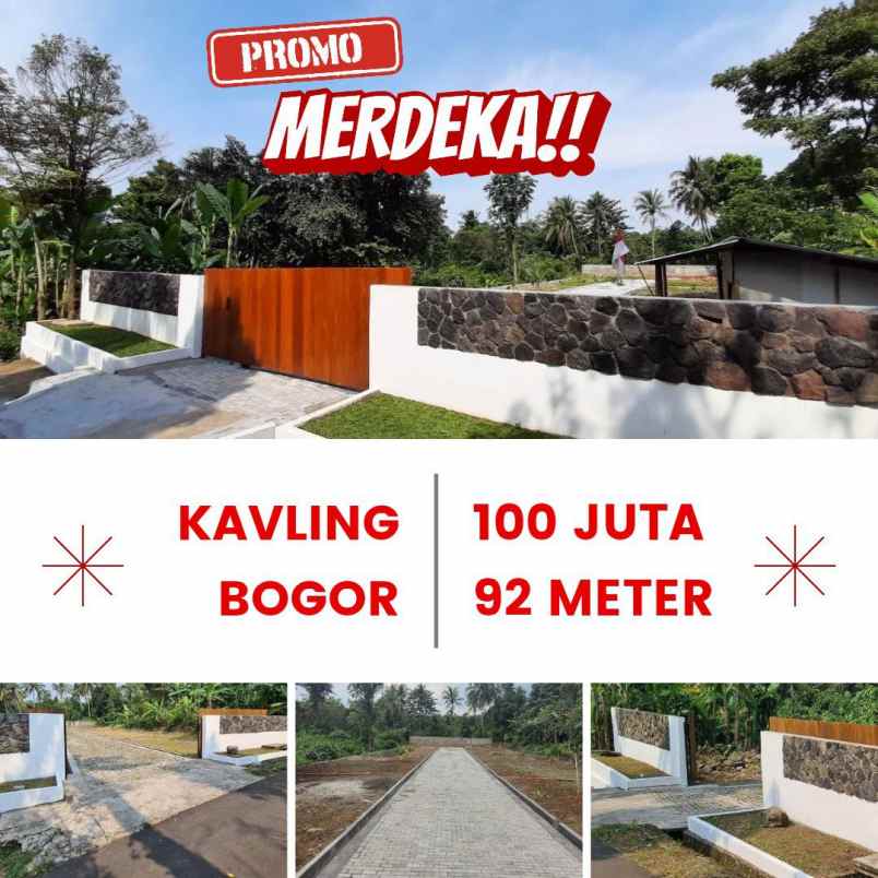 tanah kavling shm murah ciapus tamansari bogor