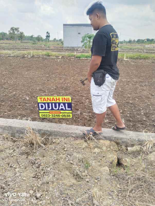 tanah menganti kavlingan pdam dan listrik sudah masuk