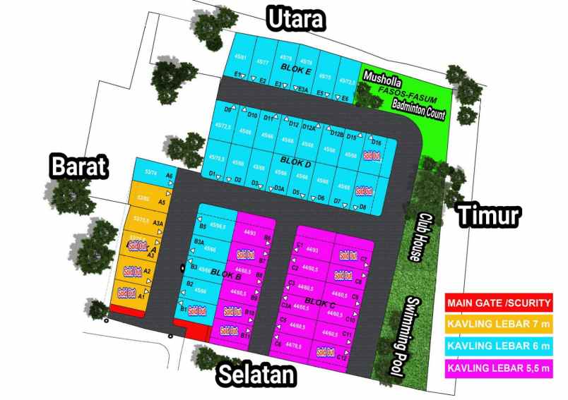 cluster 2 lt harga 700 jutaan di jatiasih