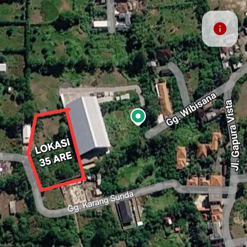 dijual 35 are jl gapura vista kutuh kuta selatan