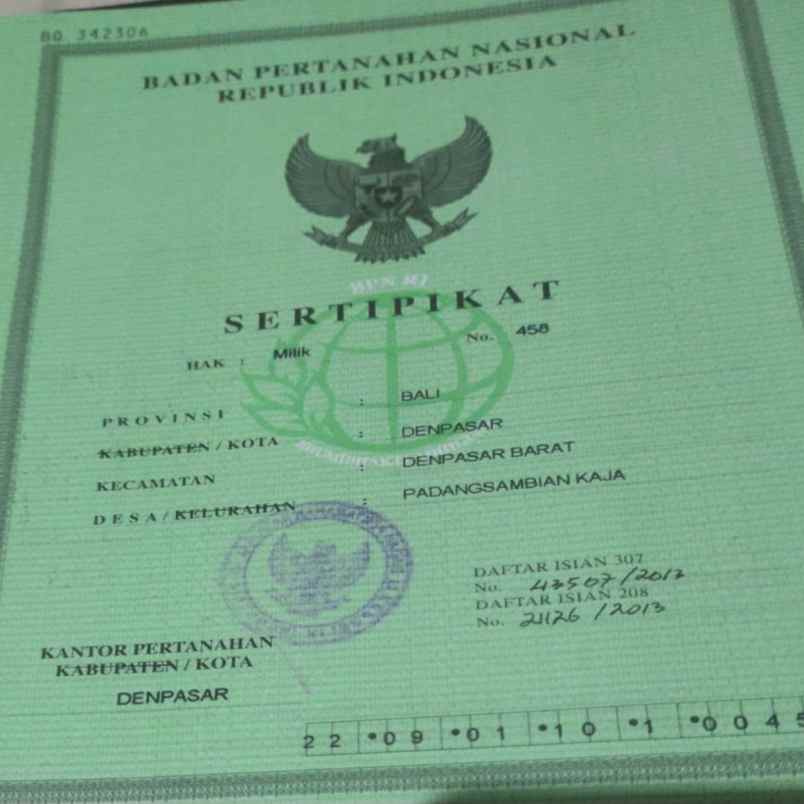 dijual 4 are jl gunung batur kebo iwo utara denpasar