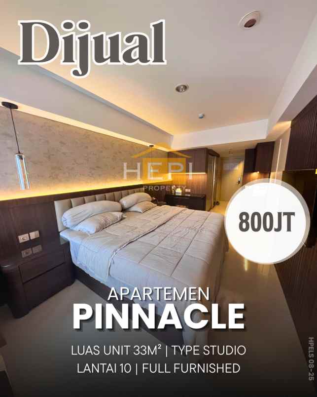 dijual apartemen di pinnacle pandanaran semarang