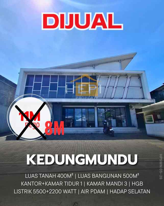 dijual bangunan di kedungmundu raya semarang