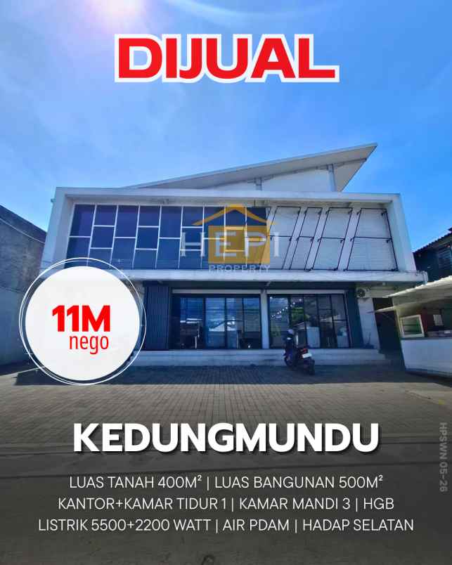 dijual bangunan di kedungmundu raya semarang