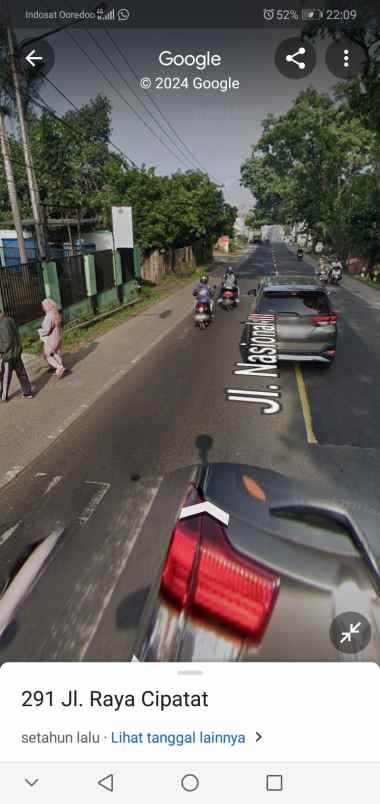 dijual cepat istimewa tanah khusus kavling2 gudang dll