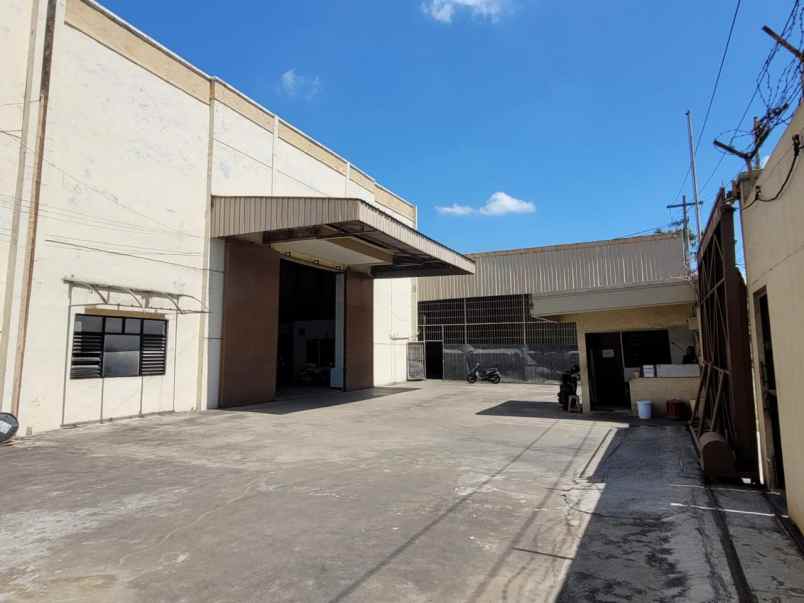 dijual disewakan gudang di margomulyo surabaya