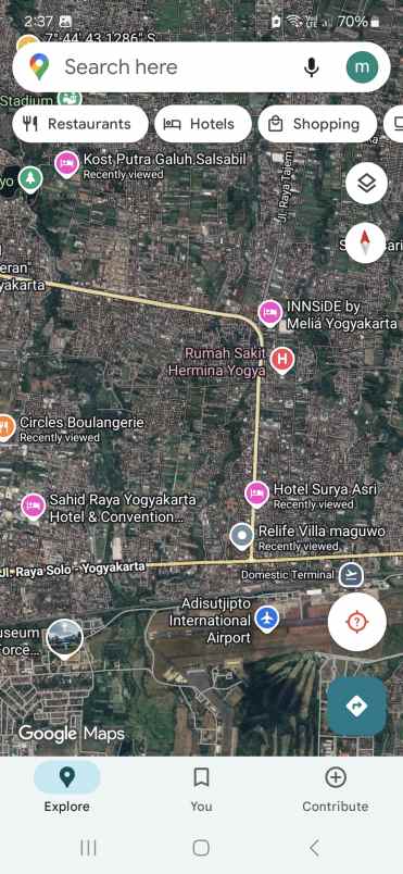 dijual hotel jl ringroad utara maguwo