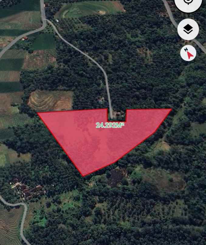 dijual lahan langka di tepi sungai dekat pantai balian
