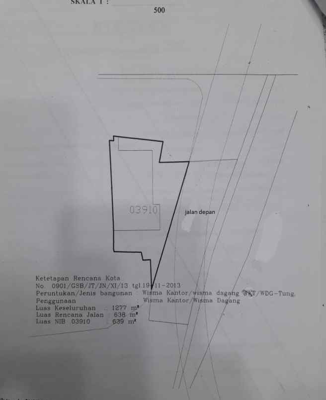 dijual ruko gudang kantor cipinang cempedak